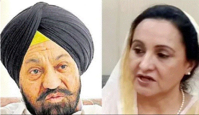 Balwant Singh Ramuwalia and daughter Amanjot Kaur Ramuwalia