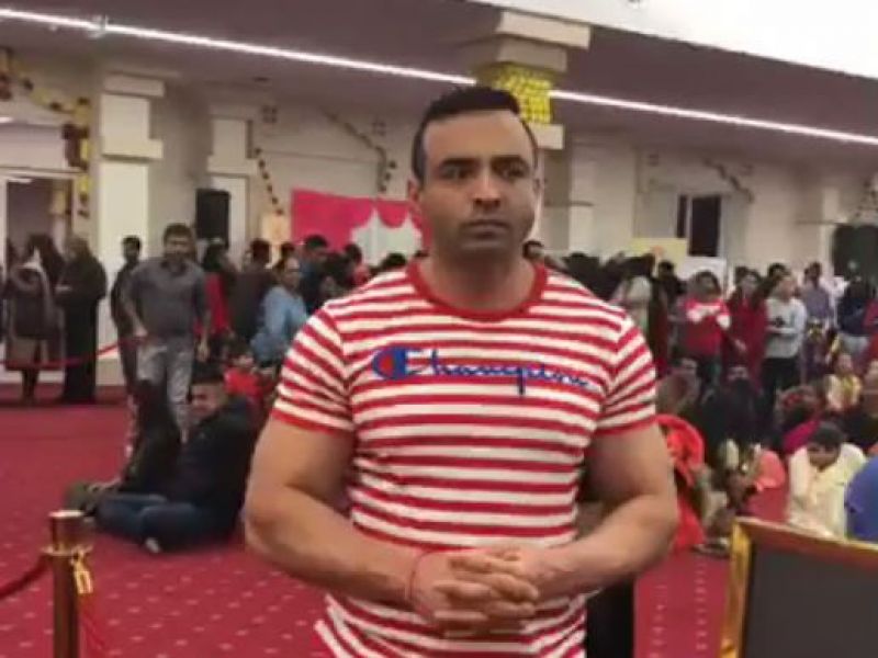 Lucky Pandit honors bodybuilder in Australia