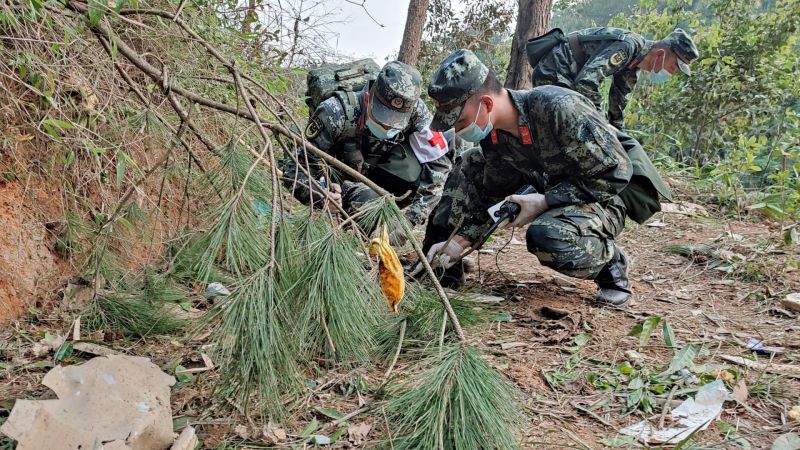 The black box of the plane that crashed in China has been found