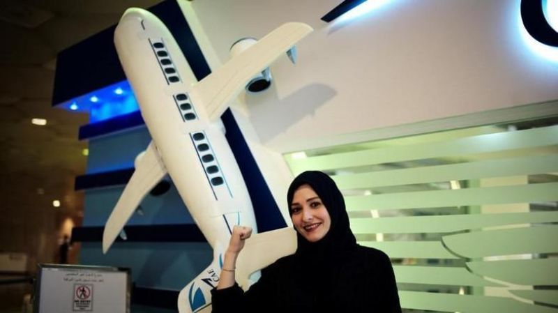 Saudi Arab Women Pilots, Flight Attendants