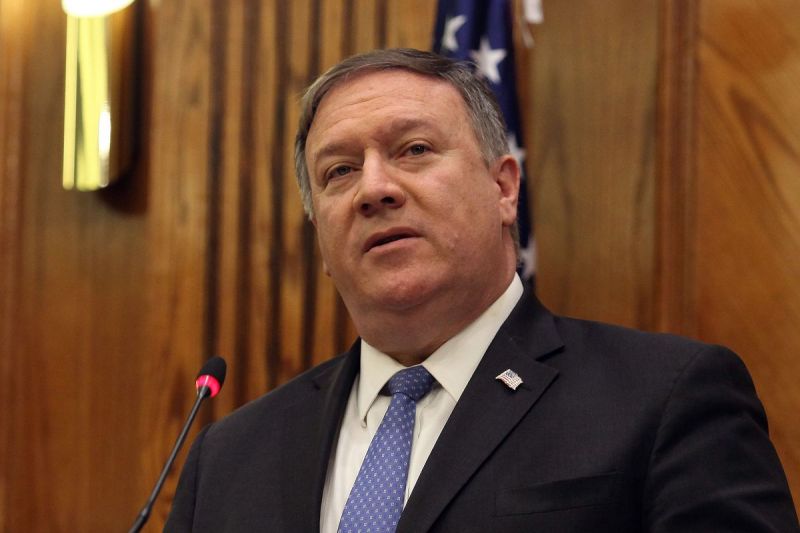 Secretary of State is Mike Pompeo