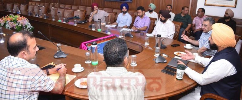 Harjot Bains Meeting With Jail Department Officials 