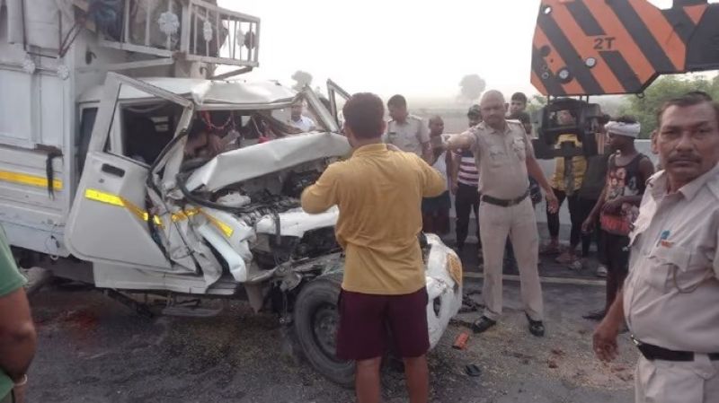 Big road accident in Sonipat 