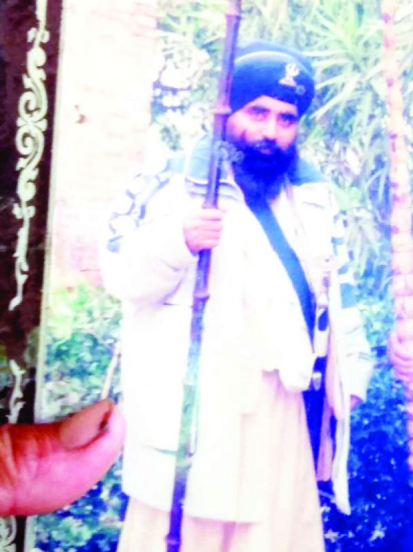 Balwant Singh arrives home