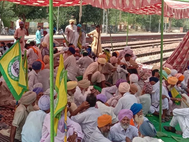 Farmer Protest in Budlada 