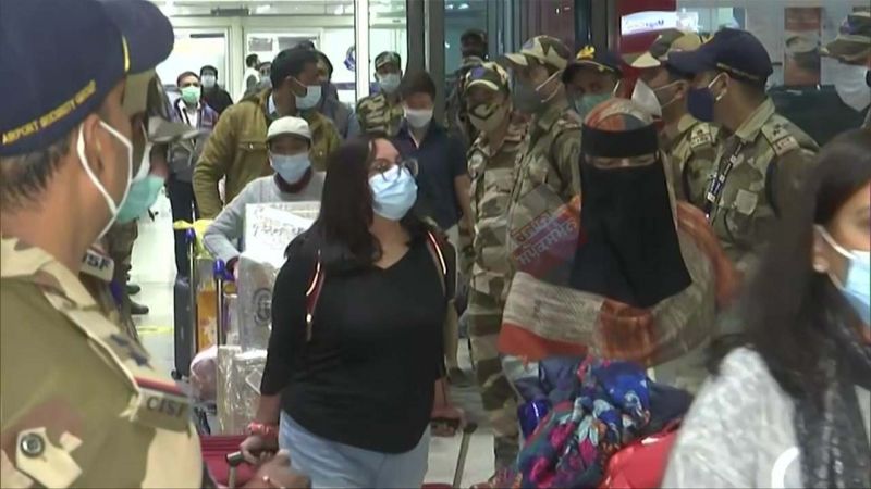 Special flight carrying Indian students stranded in Ukraine arrived at Delhi airport