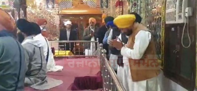 CM Channi at Gurdwara Shaheed Baba Tega Singh