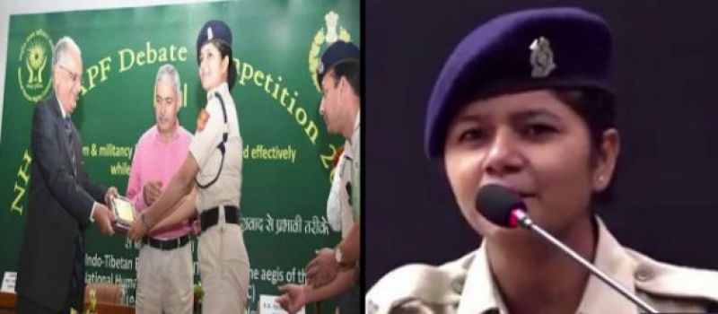 CRPF lady constable Khushboo Chauhan