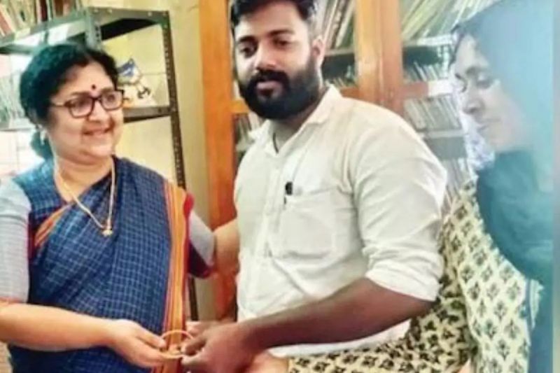 Kerala Minister Donated Bangle