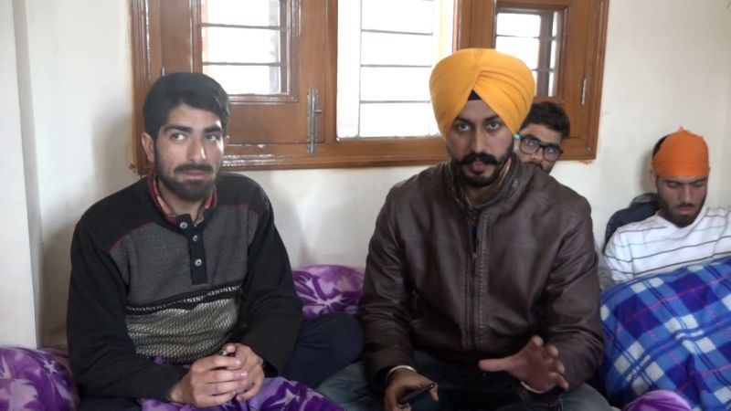 Kashmiri Student on Spokesman tv