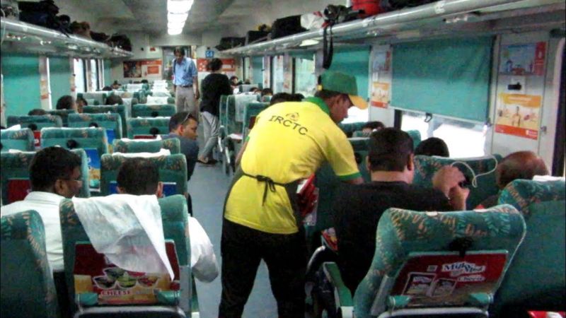 Food items in trains