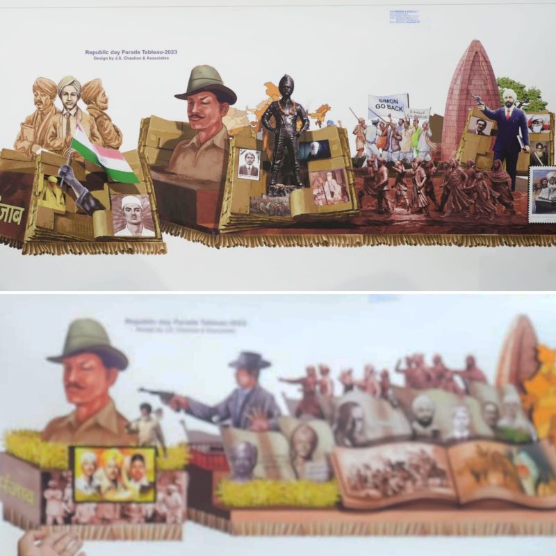 Tableau of Punjab for republic day parade