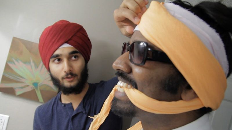 Turban tying 
