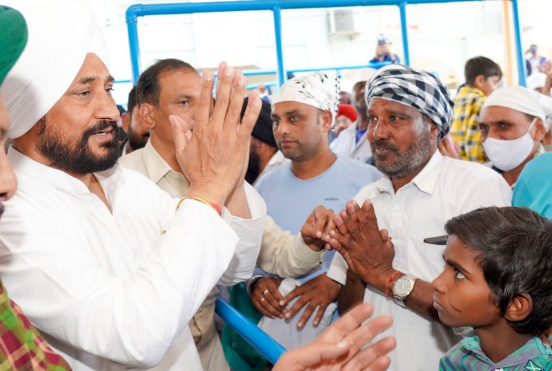 CM at Vishwakarma Temple Phagwara 