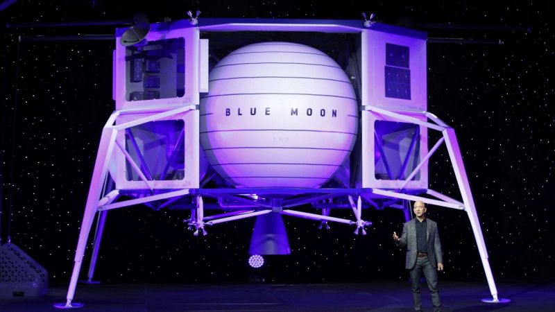 Bezos company aims to take people to moon by 2024