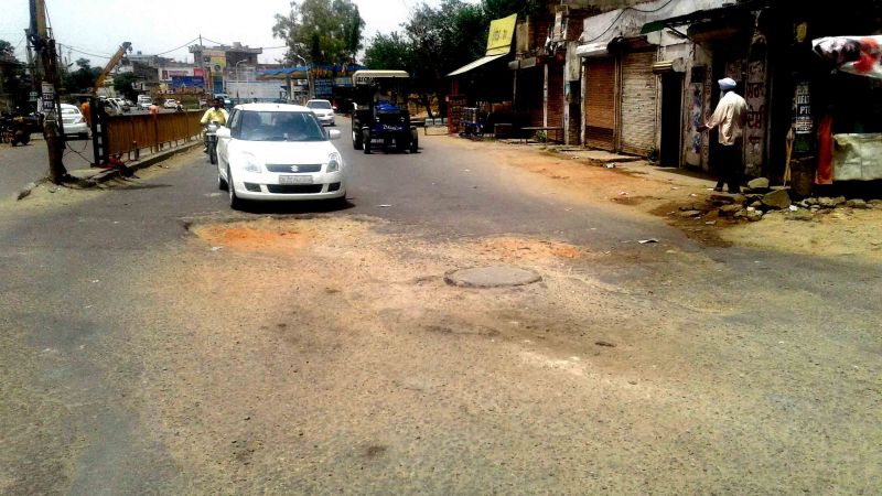 People demand road repairs 