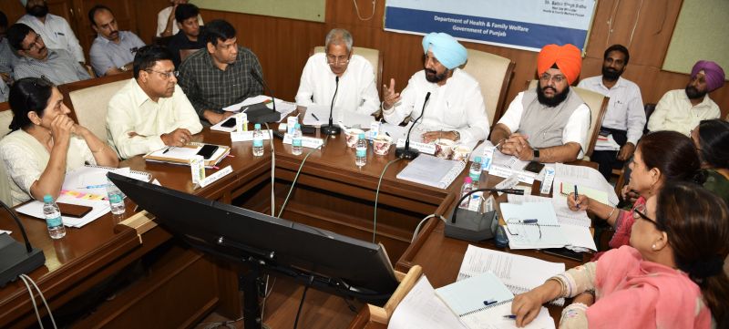  Balbir Singh Sidhu meeting with all civil surgeons