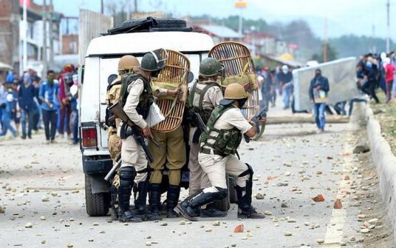 Stone-pelting in Jammu and Kashmir