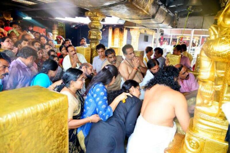 Ladies In Sabarimala Temple
