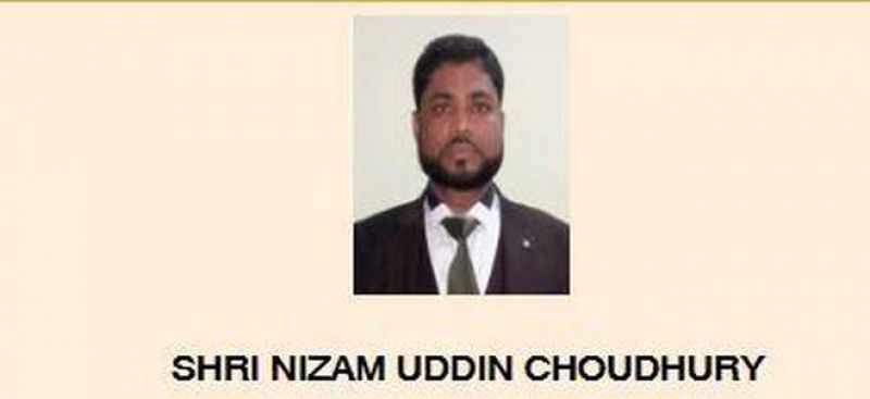 Assam MLA Nizamudin Chaudhry