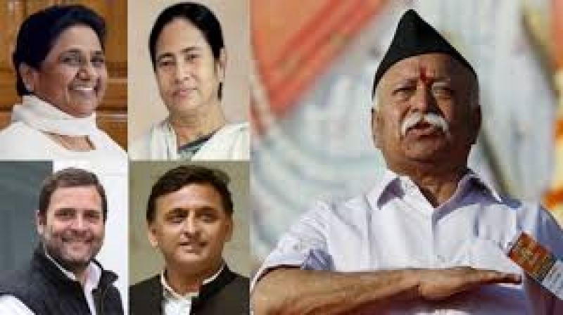 Mayawati, Mamta, Rhaul, Akhilesh-RSS Chief Mohan Bhagwat