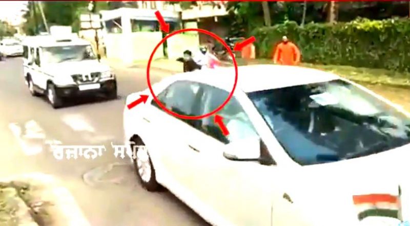 NSUI workers in Odisha protest against Ajay Mishra, eggs thrown on vehicles