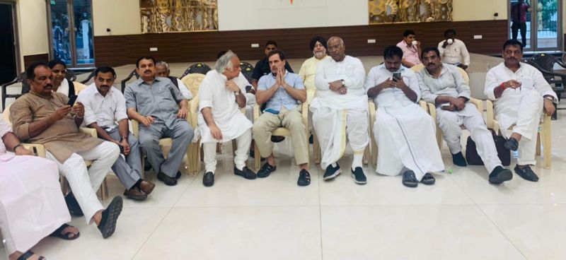 Rahul Gandhi and Others detained at protest over Sonia Gandhi's ED questioning