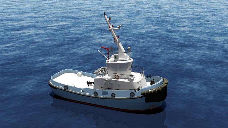 World-first electric tugboat