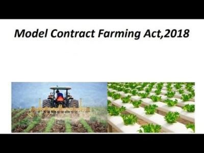 Model Contract Farming Act