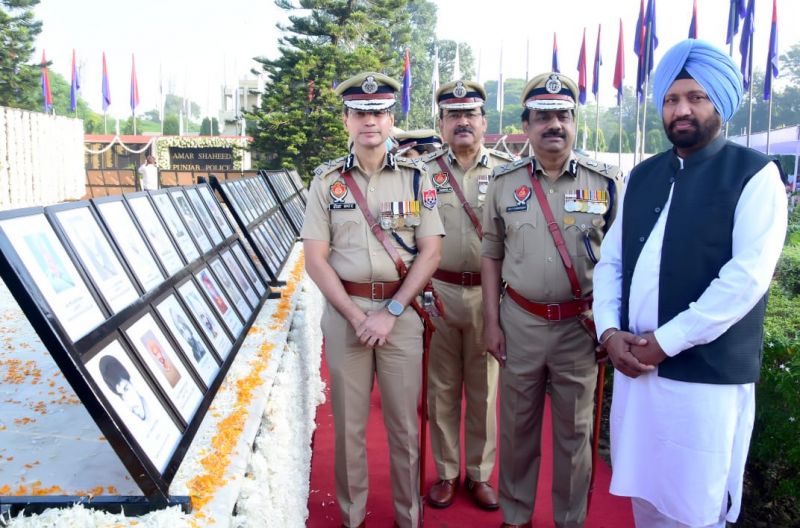 DGP Gaurav Yadav pays tributes to police martyrs