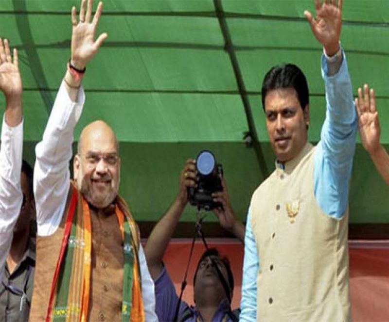 Amit Shah and CM Tripura