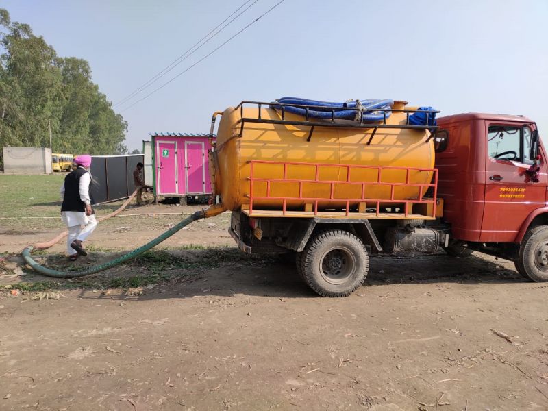  66 GPS enabled vehicles carrying the septage and sullage of all 4000 toilets unites to STPs