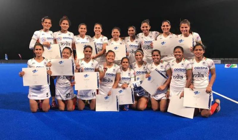 Indian women’s hockey team wins the Olympic Test event