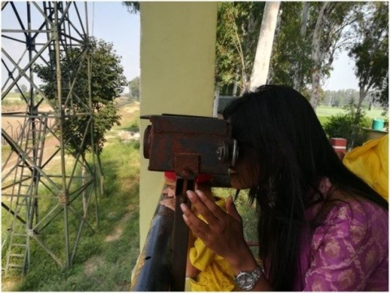 Telescope again installed along the border for devotees to view Kartarpur Sahib