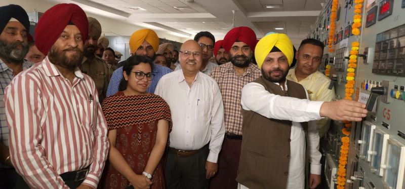  Inauguration of first 66 kv line on Monopole in Punjab at district Ludhiana