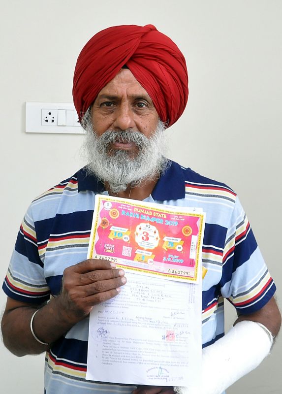 Punjab State Rakhi Bumper 2019 winner Avtar Singh