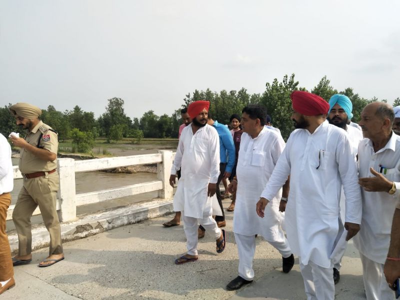 Cabinet Ministers Visit Flood Affected Areas of Anandpur Sahib