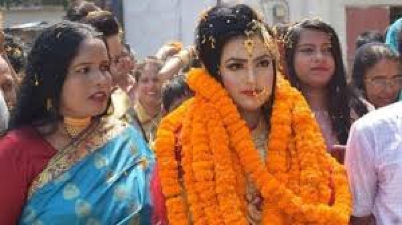 Bangladesh bride took barat to the groom house