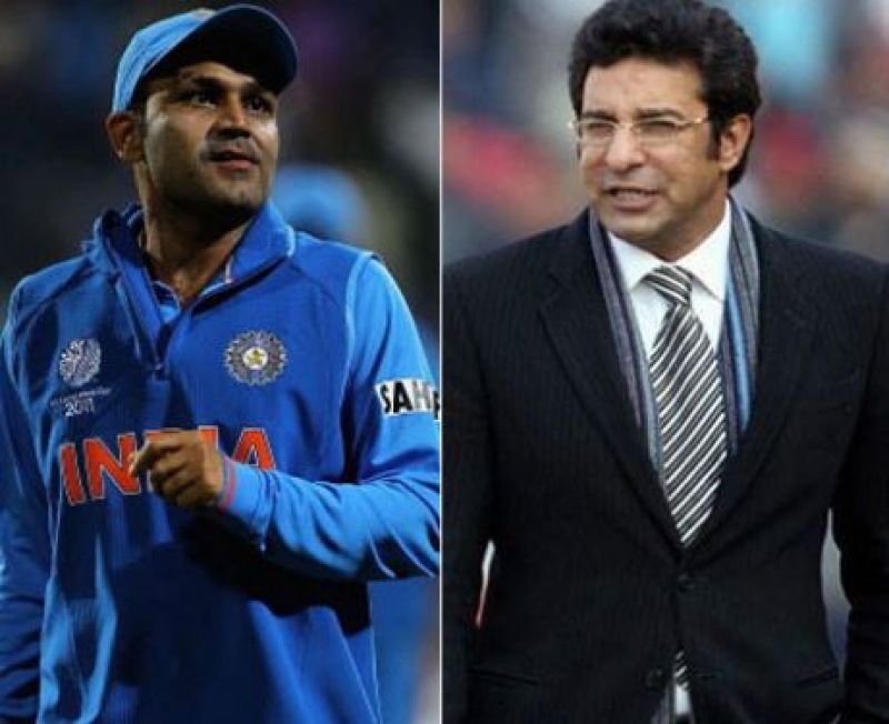 Sehwag and wasim akram