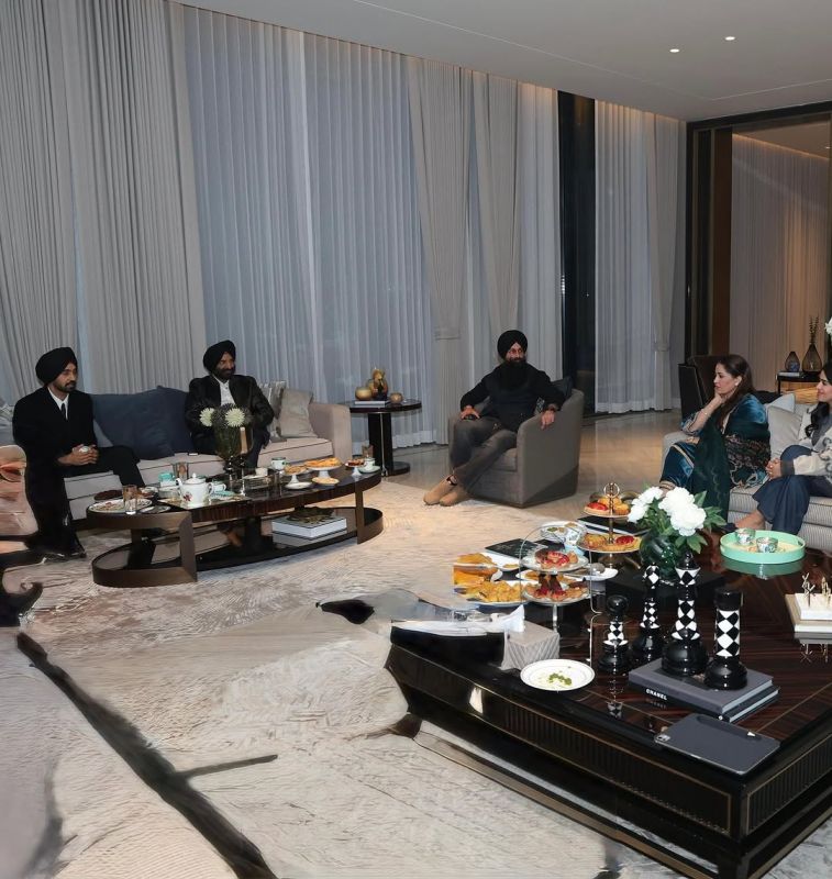 Diljit Dosanjh met with Manjinder Singh Sirsa