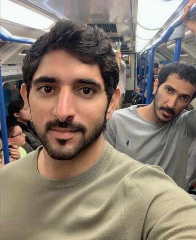 Dubai Crown Prince goes unnoticed while travelling in London metro