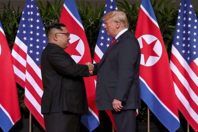 kim jing un and donald trump