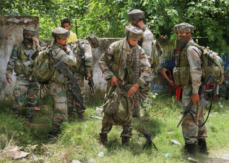 Indian Army in Jammu & kashmir 