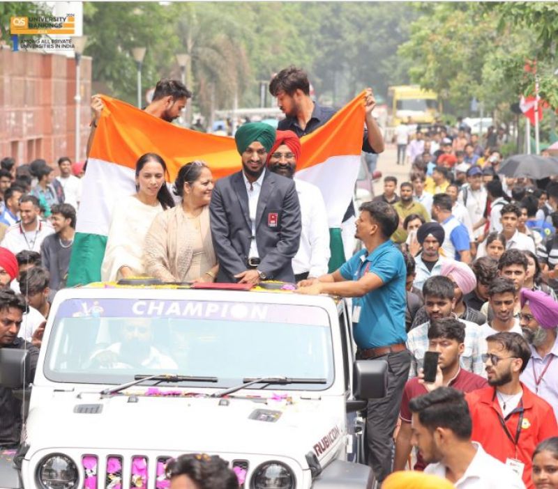 Cricketer Arshdeep Singh reached Chandigarh University news