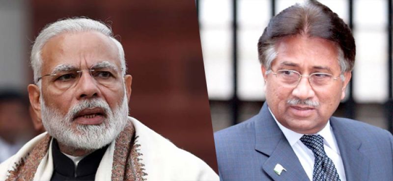Modi and Pervez Musharraf