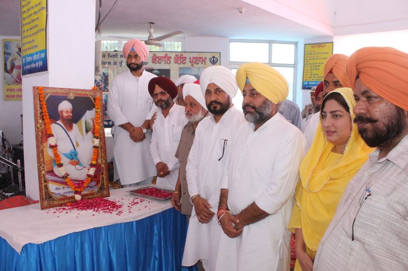 Channi announces to install statue of Bhai Maharaj Singh