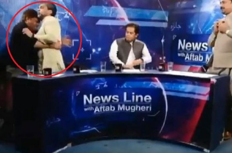 Pakistan TV debate turns violent after PTI leader attacks panellist