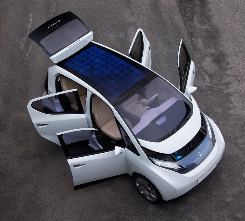 Cars powered by solar energy