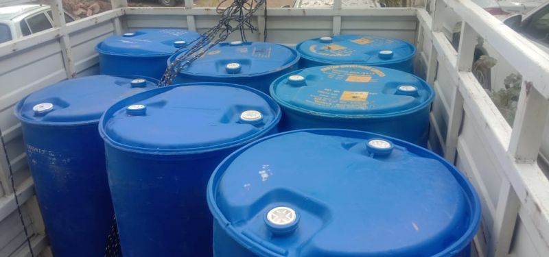 Excise Department detects big consignment of 1400 litres of ENA