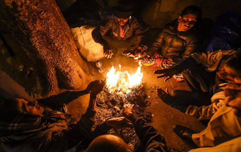 Cold wave in North India